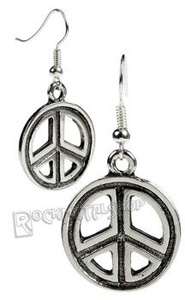 kolczyki PEACE